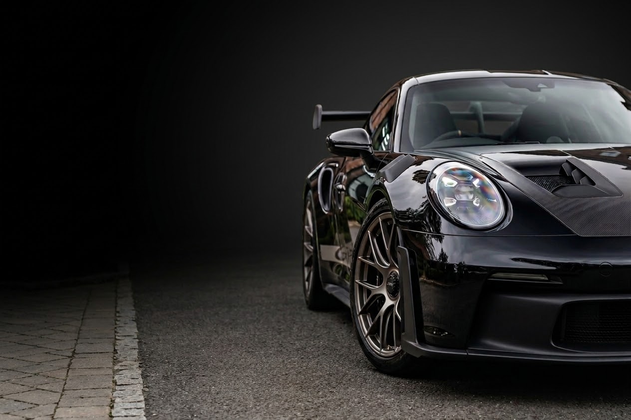 Mobile detailing van and premium car care setup